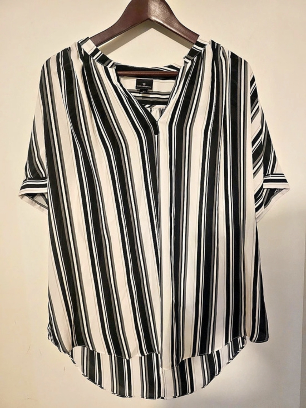 Worthington Striped Blouse Size L